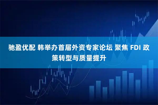 驰盈优配 韩举办首届外资专家论坛 聚焦 FDI 政策转型与质量提升