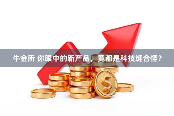 牛金所 你眼中的新产品,竟都是科技缝合怪?