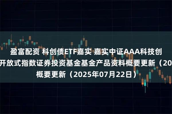 盈富配资 科创债ETF嘉实 嘉实中证AAA科技创新公司债交易型开放式指数证券投资基金基金产品资料概要更新（2025年07月22日）